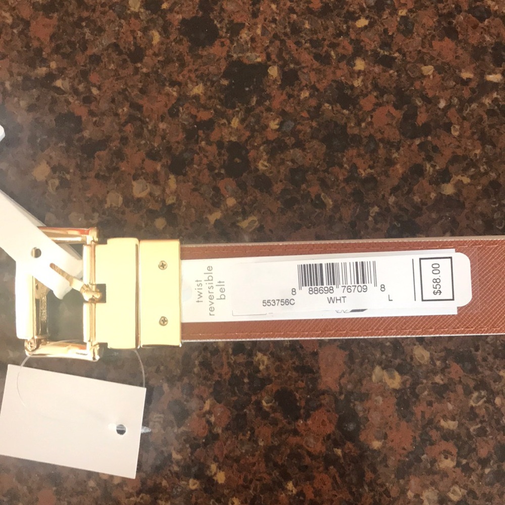 Michael Kors twist reversible belt sz large NWT - Picture 4 of 5